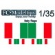 Water-slide Decal for 1/35 Adaptable Flags Italy