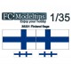 Water-slide Decal for 1/35 Adaptable Flags Finland