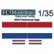 Water-slide Decal for 1/35 Adaptable Flags Netherlands
