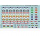 1/350 WWII Japanese Navy Ensign Decals #1 (Number Flag & Fleet Movement Flag)