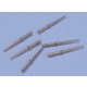 1/700 WWII IJN Crane Rod for Battleship and Aircraft Carrier (brass, 6pcs)