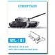 Metal Tracks for 1/35 Chieftain Main Battle Tank (200 links)