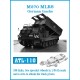 Metal Tracks for 1/35  German M270 MLRS Tracks