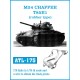 1/35 M24 Light Tank Chaffee T85E1 (Rubber Type) Metal Tracks (170 links)