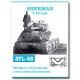 Metal Tracks for 1/35 US Sherman T48 Type (200 links)