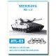 Metal Tracks for 1/35 Israeli Merkava Mk 1,2 (240 links)