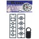 1/24 RS Watanabe 17inch Wheels & Tyres Set