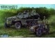 1/76 (SWA17) Hanomag SdKfz 250/10 with BMW Sidecar and 6 Soldiers