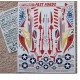 1/48 F4D-1 Skyray Fast Fords National Insignias & Stencil Decals for Tamiya kits