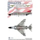 Decals for 1/48 McDonnell Douglas F-4J Phantom II VF-31 Tomcatters 1976