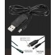 USB Power Supply 12V 0.5A w/Wires Cable