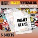 Waterslide Decals - Inkjet Transparent (5 sheets, A4, decal thickness: 13-14microns)