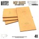MDF Bases with Magnet Holes - Rectangle 100mm x 60mm (4 Sheets)