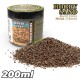 Thick Hobby Sand #Burnt Bown (200ml) Size of Grain: Approx. 1-2mm