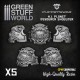 Puppetswar Planet Devourer Shoulder Pads #2 for 28/32mm Wargame Miniatures