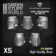 Puppetswar High Crusaders Helmets for 28/32mm Wargame Miniatures