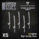 Puppetswar Nodachi Swords - Right for 28/32mm Wargame Miniatures