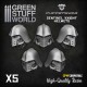 Puppetswar Sentinel Helmets for 28/32mm Wargame Miniatures