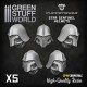 Puppetswar Sentinel Helmets 2 for 28/32mm Wargame Miniatures