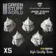 Puppetswar Jangar Striker Helmets for 28/32mm Wargame Miniatures