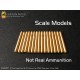 1/35 WWII German 3.7cm Flak Pzgr.Patr.18 AP Full Round Ammo set (Brass, 16pcs)