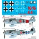 Decal for 1/32 FW 190 A-8 / R2 (RED 4 'ur Sau', RED 16 'SCHWARZER PANTER')