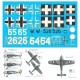 Decals for 1/32 Focke Wulf FW-190 F-8 (white 64/65, W526)