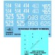 Decals for 1/35 Tunguska Turret Numbers and Stencils