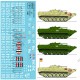 Decals for 1/35 Hungarian/Czech/Slovak/Irak BMP1 Extended Version