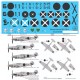 Decals for 1/72 Messerschmitt Bf 109 A ( V3 6.1, .6-1, .6-2, .6,-15)