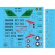 Decals for 1/72 RA-5C Vigilante 1 / USS Nimizt with Full Stencil