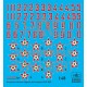 1/48 Hungarian National Insignias and Numbers 1950-1990 Decal sheet