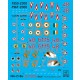1/72 Mikoyan-Gurevich MiG-21 Bis Dry-Water Decal sheet