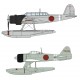 1/72 E13A1 Zero (Jake) 11 & A6M2-N 2 Fighter Seaplane (Rufe) Kamikawamaru (2 Kits)