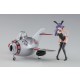 Egg Plane Mikoyan-15 (104 x 130 mm) w/"Claire Frost" (Bunny Girl)