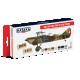 Acrylic Paint Set for Airbrush - WWII Swiss Air Force 1930s-1940s (17ml x 8)