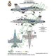 RAAF Decals for 1/48 McDonnell Douglas F/A-18B Hornet 75 SQN (Standard scheme)