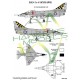 Australian RAN Decal for 1/32 A-4G Skyhawk VC-724 SQN 1978 (Blue & yellow checkerboard)