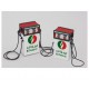 1/35 Gas Pump Type 2 (2pcs) w/Precut Decals & European/Arabic Writings to Choose