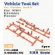 1/35 WWII German Panther Ausf.A Vehicle Tool Set [Professional Edition]