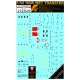 1/32 P-47D Thunderbolt Stencils & Placard Decals for Hasegawa kits