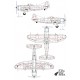 1/48 Republic P-47D Thunderbolt Bubbletop Positive Rivets for Tamiya kit (Complete Set)