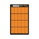 1/32 Light Yellow Wood Grain Base White Decals (20pcs, A4 Sheet)