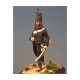 54mm Scale French Dismounted Death Hussar (white metal)
