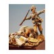 54mm Scale Sudan 1885 - British Camel Corps Soldier & Dead Derviches (3 metal figures)