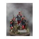 54mm Scale French Line Infantry 1870 (3 metal figures)