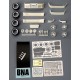 1/24 Nissan R32 Trust Greddy & Gracer Aero Detail-up Set for Tamiya kit #24090