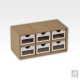 Drawers Module - 6 Drawers (Dimensions: 30cm x 15cm x 15 cm)