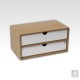 Drawers Module - 2 Drawers (Dimensions: 30cm x 15cm x 15 cm)