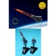 1/72 Spacecraft Series - Mercury Spacecraft (2 kits)